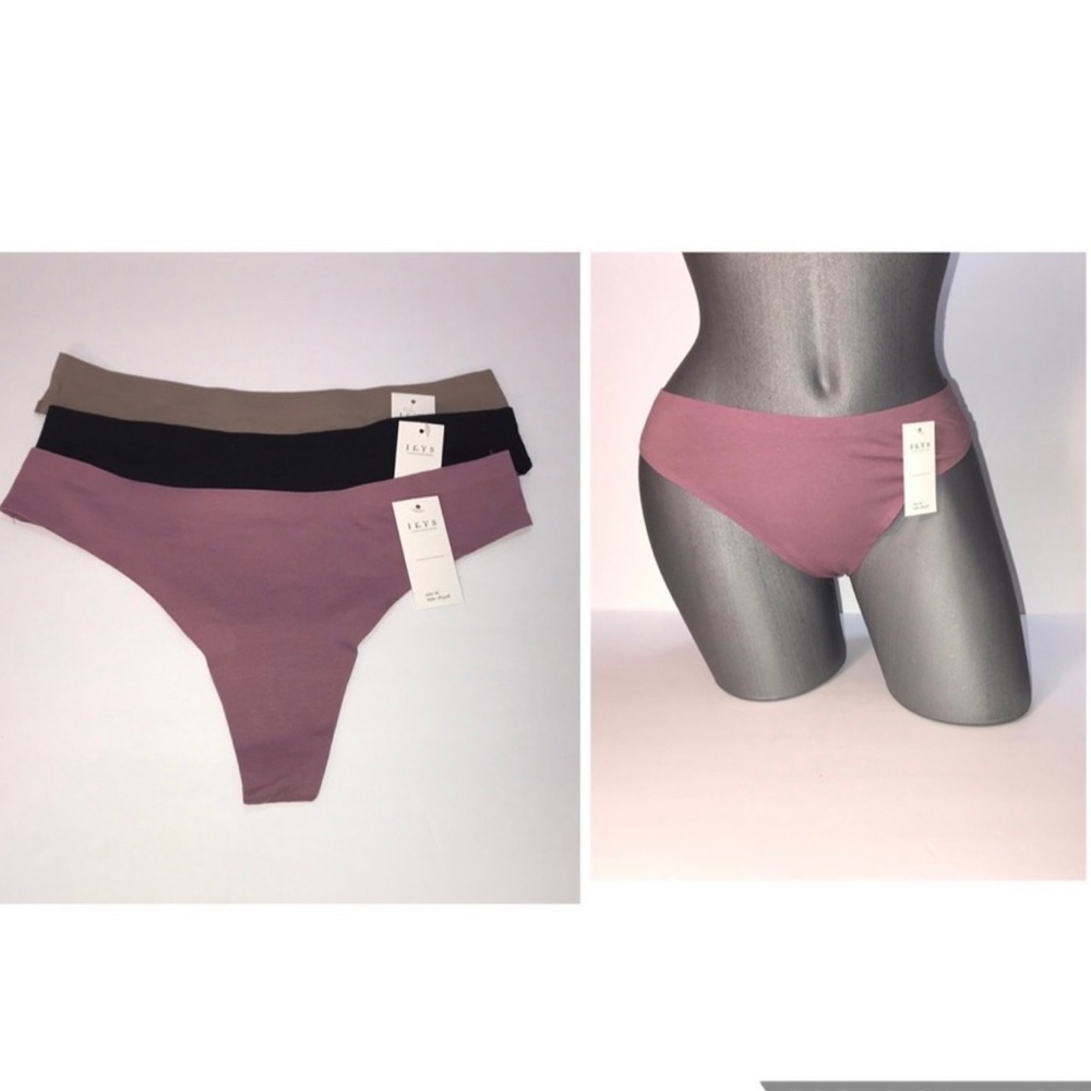 Bundle 3 pieces Cotton Seamless No show thong. Size XL. NWT